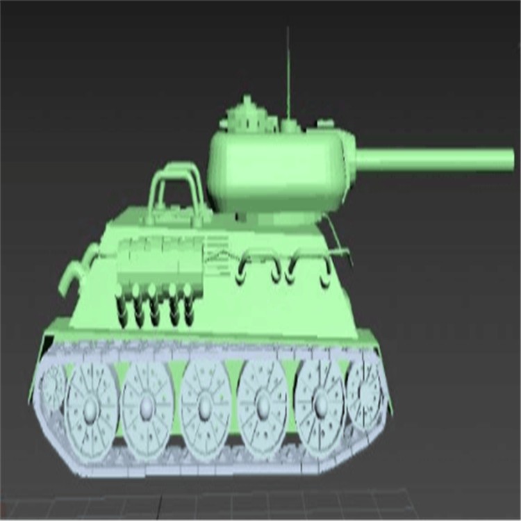 岱山充气军用坦克模型